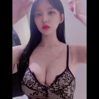 Bj 츄정 시스루 착시 란제리룩 가슴골