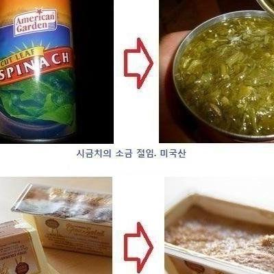 세계각국의통조림이라네요.