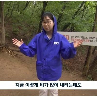 왕릉에선 금지인데…"왜 안 돼?" 못 말리는 맨발 걷기.jpg